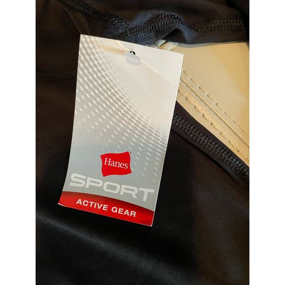 Hanes Sports Active Gear Black Long Sleeve Men's Shirt XL NEW - Picture 5 of 6